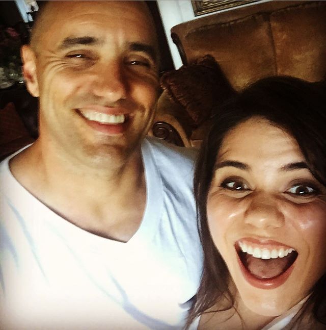 Brooke Markham with her brother