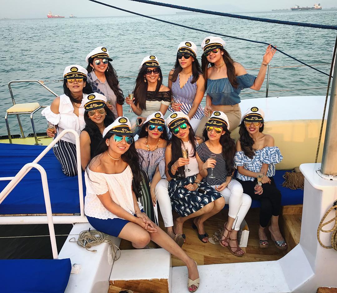 Deepika Ghose (The RCB Girl) with her friends