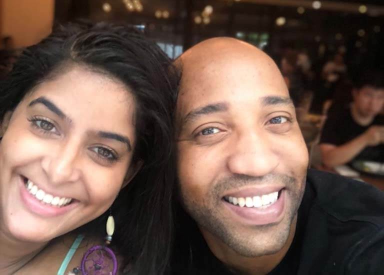 Anisha Dixit and her Husband