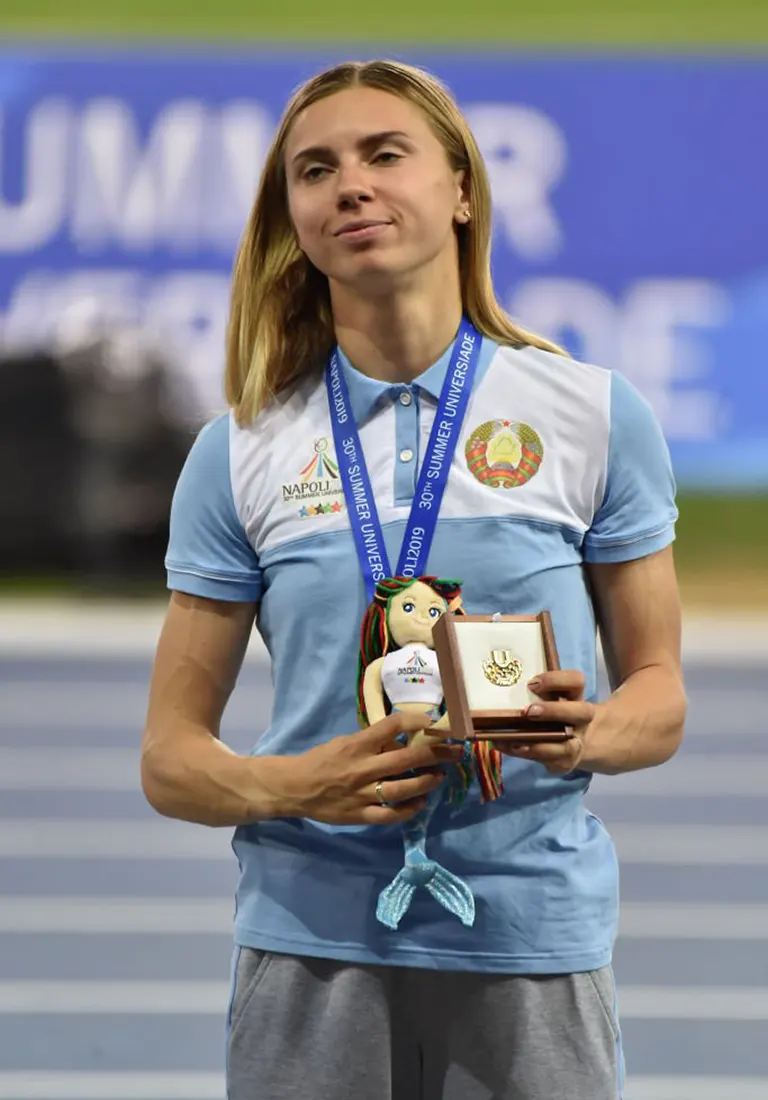 Krystsina medal winner