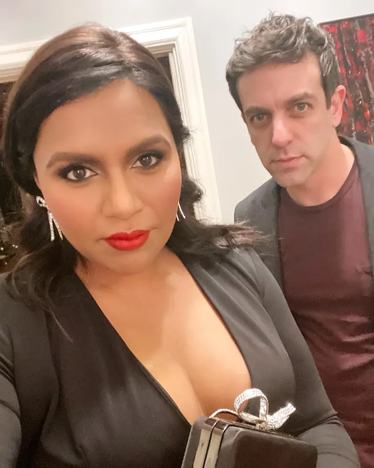 Mindy Kaling With BJ Novak